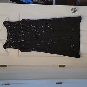 Little Black Sequin Dress